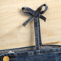 Load image into Gallery viewer, 2 Pieces Set Baby Kid Girls Solid Color Tops And Ribbon Shorts Wholesale 221220142
