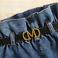 Load image into Gallery viewer, 2 Pieces Set Baby Kid Girls Solid Color Tops And Ribbon Shorts Wholesale 221220142
