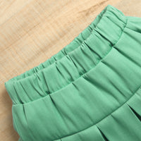 Load image into Gallery viewer, 2 Pieces Set Baby Kid Girls Solid Color Bow Tank Tops And Skirts Wholesale 221220149
