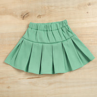 Load image into Gallery viewer, 2 Pieces Set Baby Kid Girls Solid Color Bow Tank Tops And Skirts Wholesale 221220149
