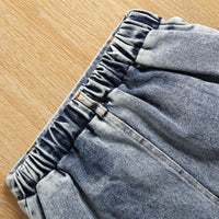 Load image into Gallery viewer, 2 Pieces Set Baby Kid Girls Solid Color Print Tops And Flower Shorts Wholesale 221220172
