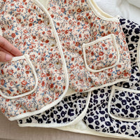 Load image into Gallery viewer, Baby Unisex Flower Leopard Print Vests Waistcoats Wholesale 221220184
