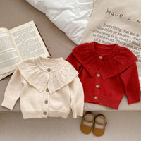 Load image into Gallery viewer, Baby Girls Solid Color Cardigan Wholesale 221220195
