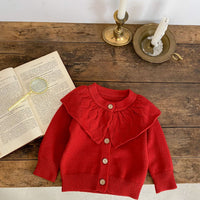 Load image into Gallery viewer, Baby Girls Solid Color Cardigan Wholesale 221220195

