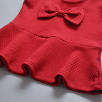 Load image into Gallery viewer, 3 Pieces Set Baby Kid Girls Striped Tops Bow Vests Waistcoats And Solid Color Pants Wholesale 22122022
