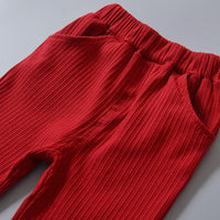 Load image into Gallery viewer, 3 Pieces Set Baby Kid Girls Striped Tops Bow Vests Waistcoats And Solid Color Pants Wholesale 22122022
