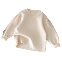 Load image into Gallery viewer, Baby Girls Solid Color Crochet Sweaters Wholesale 221220226
