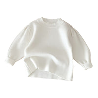 Load image into Gallery viewer, Baby Girls Solid Color Crochet Sweaters Wholesale 221220226
