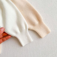 Load image into Gallery viewer, Baby Girls Solid Color Crochet Sweaters Wholesale 221220226
