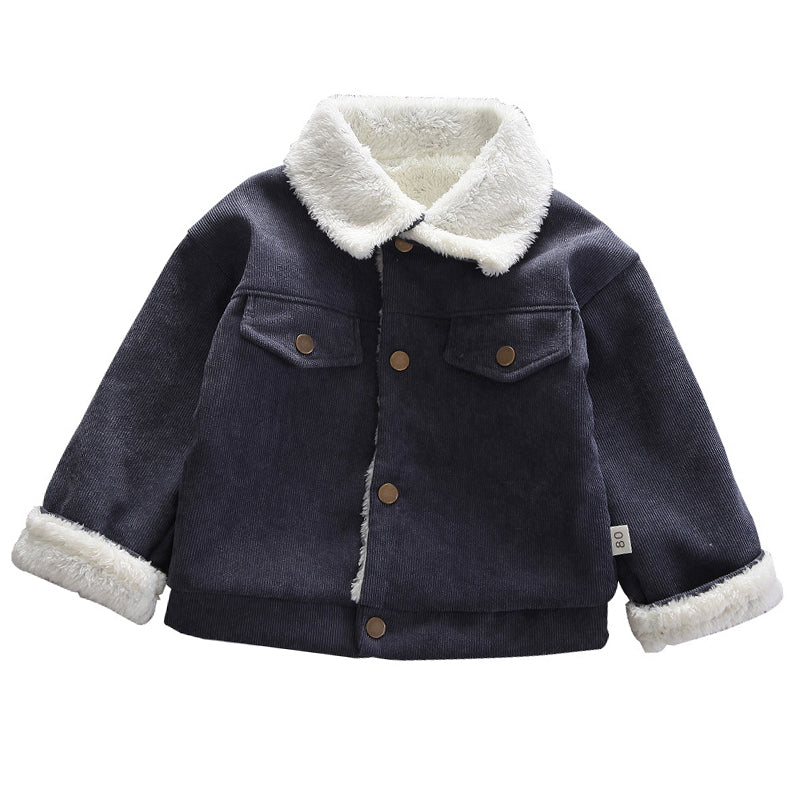 Baby Kid Boys Checked Jackets Outwears Wholesale 22122026