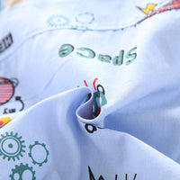 Load image into Gallery viewer, 2 Pieces Set Baby Kid Boys Letters Cartoon Print Shirts And Shorts Wholesale 22122036
