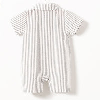 Load image into Gallery viewer, Baby Boys Striped Bow Jumpsuits Wholesale 22122050
