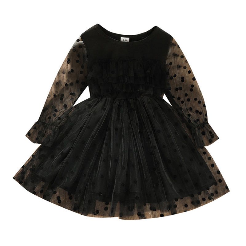 Baby Kid Girls Polka dots Dresses Wholesale 22122070