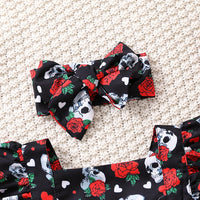 Load image into Gallery viewer, Baby Girls Flower Cartoon Print Rompers Wholesale 22122097
