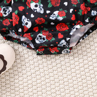 Load image into Gallery viewer, Baby Girls Flower Cartoon Print Rompers Wholesale 22122097
