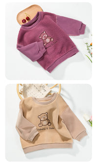 Load image into Gallery viewer, Baby Kid Unisex Cartoon Embroidered Hoodies Swearshirts Wholesale 221221109
