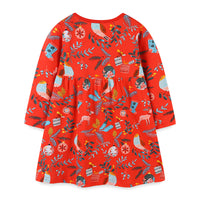 Load image into Gallery viewer, Baby Kid Girls Flower Animals Cartoon Dresses Wholesale 221221127
