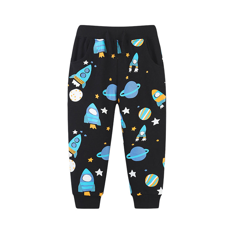 Baby Kid Boys Cartoon Print Pants Wholesale 221221140