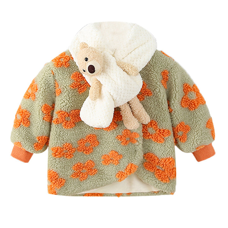 Baby Kid Girls Flower Jackets Outwears Wholesale 221221152