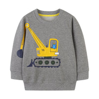 Load image into Gallery viewer, Baby Kid Boys Car Cartoon Print Hoodies Swearshirts Wholesale 221221159
