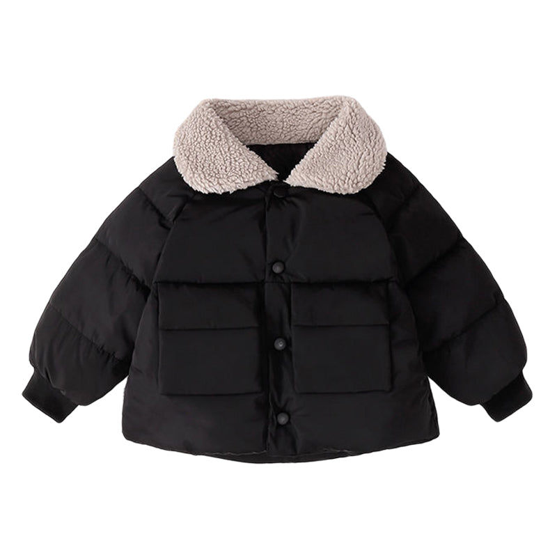 Baby Kid Unisex Solid Color Jackets Outwears Wholesale 221221199