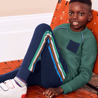 Load image into Gallery viewer, Baby Kid Boys Striped Color-blocking Pants Wholesale 221221204
