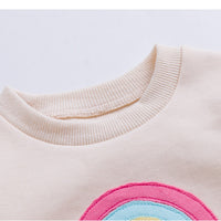 Load image into Gallery viewer, Baby Unisex Color-blocking Rainbow Embroidered Rompers Wholesale 221221215
