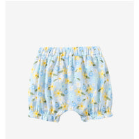 Load image into Gallery viewer, 2 Pieces Set Baby Kid Girls Embroidered Print Tops And Flower Shorts Wholesale 221221279
