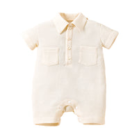 Load image into Gallery viewer, Baby Unisex Solid Color Rompers Wholesale 221221280
