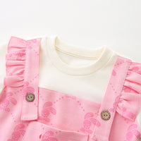 Load image into Gallery viewer, 2 Pieces Set Baby Kid Girls Animals Cartoon Print Tops And Pants Wholesale 221221283
