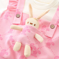Load image into Gallery viewer, 2 Pieces Set Baby Kid Girls Animals Cartoon Print Tops And Pants Wholesale 221221283
