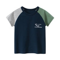 Load image into Gallery viewer, Baby Kid Boys Letters Dinosaur Print T-Shirts Wholesale 221221284
