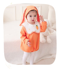 Load image into Gallery viewer, Baby Girls Color-blocking Print Rompers Wholesale 221221301
