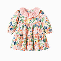Load image into Gallery viewer, Baby Kid Girls Flower Print Dresses Wholesale 221221319
