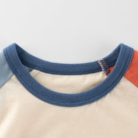 Load image into Gallery viewer, Baby Kid Boys Letters Color-blocking Cartoon Print Tops Wholesale 221221335
