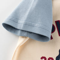 Load image into Gallery viewer, Baby Kid Boys Letters Color-blocking Cartoon Print Tops Wholesale 221221335
