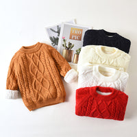 Load image into Gallery viewer, Baby Kid Unisex Solid Color Graphic Sweaters Wholesale 22122601
