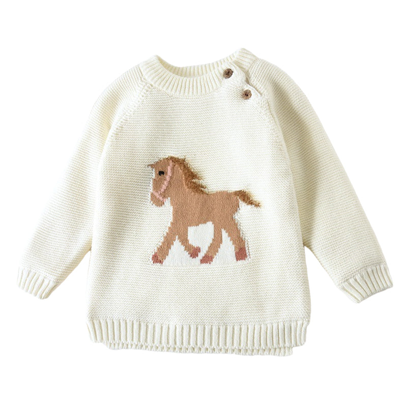 Baby Kid Girls Animals Sweaters Wholesale 22122602