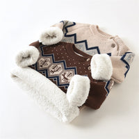 Load image into Gallery viewer, Baby Kid Unisex Checked Crochet Sweaters Wholesale 22122604
