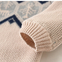 Load image into Gallery viewer, Baby Kid Unisex Checked Crochet Sweaters Wholesale 22122604
