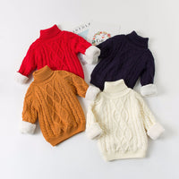 Load image into Gallery viewer, Baby Kid Girls Solid Color Sweaters Knitwear Wholesale 22122605
