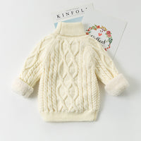Load image into Gallery viewer, Baby Kid Girls Solid Color Sweaters Knitwear Wholesale 22122605
