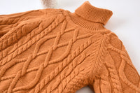Load image into Gallery viewer, Baby Kid Girls Solid Color Sweaters Knitwear Wholesale 22122605
