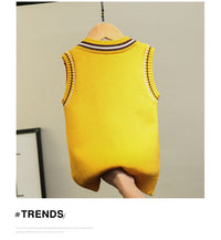 Load image into Gallery viewer, Kid Big Kid Unisex Solid Color Vests Waistcoats Knitwear Wholesale 22122612
