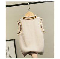 Load image into Gallery viewer, Kid Big Kid Unisex Solid Color Vests Waistcoats Knitwear Wholesale 22122612
