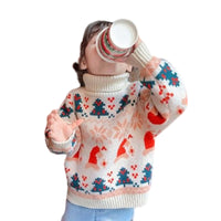 Load image into Gallery viewer, Baby Kid Girls Cartoon Plant Crochet Christmas Sweaters Wholesale 221226128
