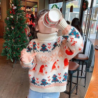 Load image into Gallery viewer, Baby Kid Girls Cartoon Plant Crochet Christmas Sweaters Wholesale 221226128
