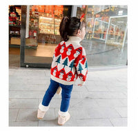 Load image into Gallery viewer, Baby Kid Girls Cartoon Plant Crochet Christmas Sweaters Wholesale 221226128
