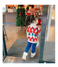 Load image into Gallery viewer, Baby Kid Girls Cartoon Plant Crochet Christmas Sweaters Wholesale 221226128
