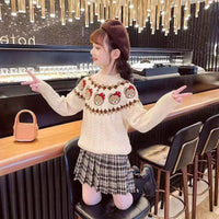 Load image into Gallery viewer, Kid Girls Cartoon Crochet Sweaters Wholesale 221226171
